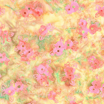 Wild Poppies - Flowers Daffodil Yardage