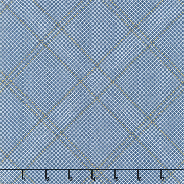 Collection CF - Navy Metallic Yardage