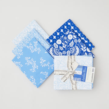 Jardin Blue Favorites Sky Fat Quarter Bundle - 5 Pieces