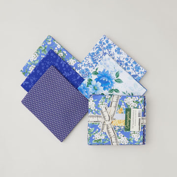 Georgette Blueberry Fat Quarter Bundle - 5 Piece