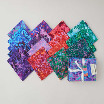 Jeweled Blossoms Complete Collection Fat Quarter Bundle 16 Pc