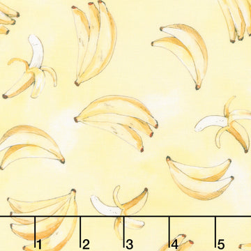Garden Goodness - Tossed Banana Bunches Banana Yardage