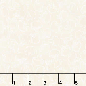 Garden Goodness - Cauliflower Linework Cauliflower Yardage