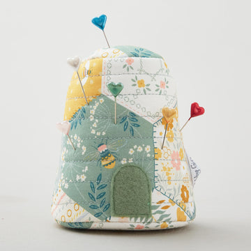 Patchwork Bee Pincushion