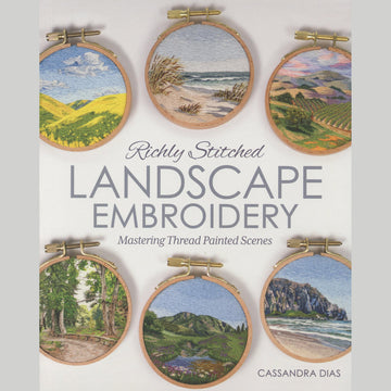 Richly Stitched Landscape Embroidery Book
