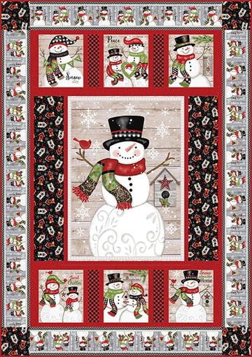 Snow Place Like Home Flannel Quilt 1 Free Quilt Pattern