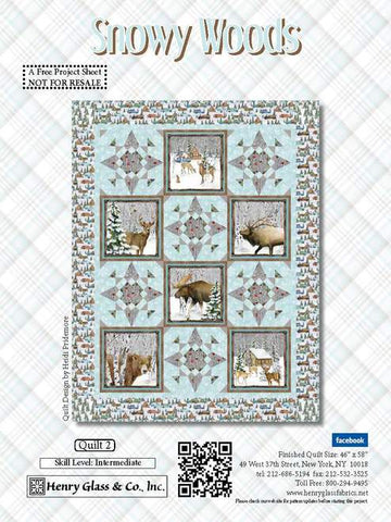 Snowy Woods Quilt 2 Free Quilt Pattern