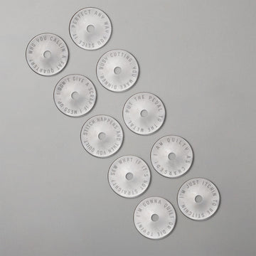 Missouri Star "Snarky Sayings" 45mm Rotary Blades - 10pk