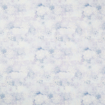 Snowburst 108" - Snowflake Toss Enchanted Yardage