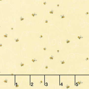 Classic Winnie - Bees Yellow Yardage