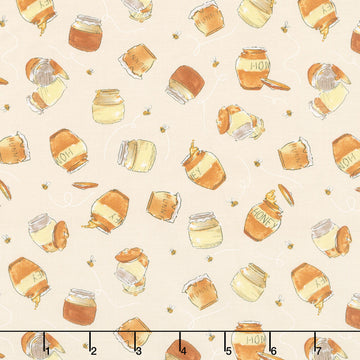 Classic Winnie - Honey Pots Taupe Yardage