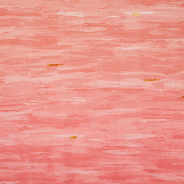Go with the Flow - Watercolor Ombre Peach 108" Wide Backing