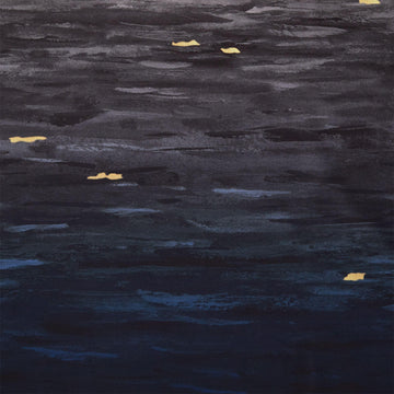 Go with the Flow - Watercolor Ombre Slate 108" Wide Backing