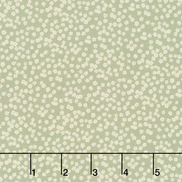 Layla - Ditsy Dark Artichoke Yardage