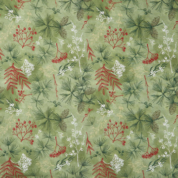 Good Natured 108" - Tree Bits Sage 108" Digitally Printed Wide Backing
