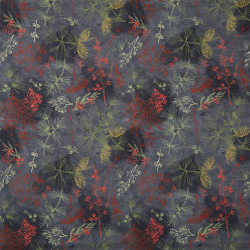Good Natured 108" - Tree Bits Smoke 108" Digitally Printed Wide Backing