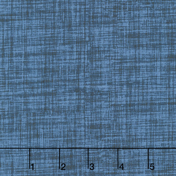 Bar Harbor - Plaid Texture Indigo Yardage