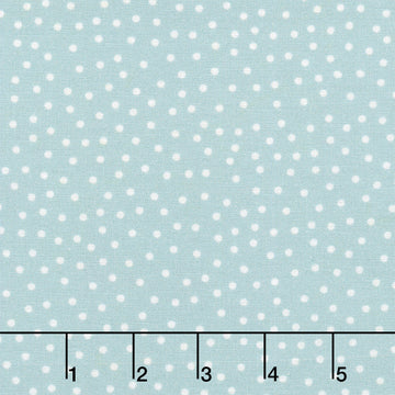 Til The Cows Come Home - Dots Chambray Yardage