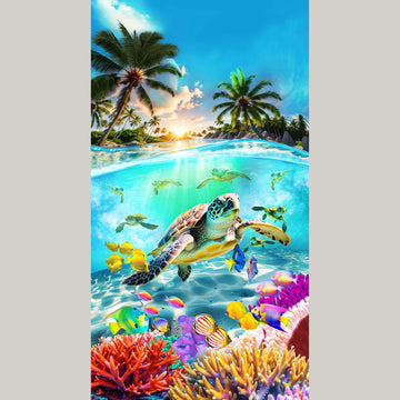 Underwater Paradise - Sea Life Multi Digitally Printed Panel