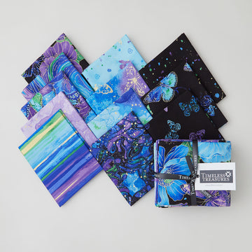 Evening Glow Metallic Fat Quarter Bundle