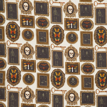 Dark Academia - Gallery Wall Cream Yardage