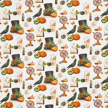 Dark Academia - Terrariums Cream Yardage