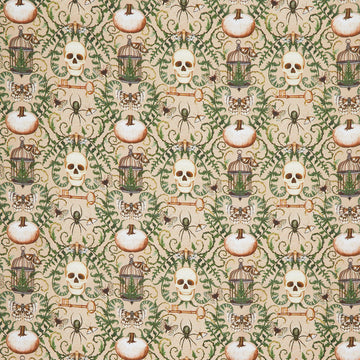 Dark Academia - Damask Tan Yardage
