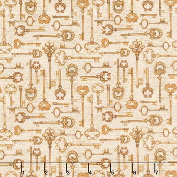 Dark Academia - Keys Tan Yardage