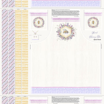 Sweet Honey Bee - Honey Bee Apron Multi Panel