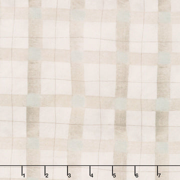 The Plaid One - Oatmeal Plaid Oatmeal Yardage