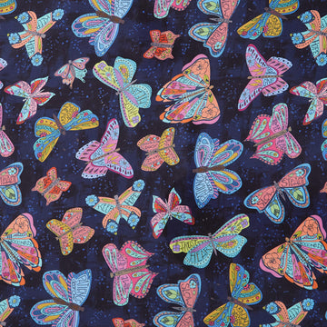 Sway by Kori - Flutter Ink 108" Wide Backing