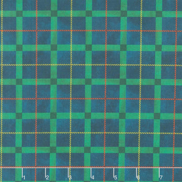 Winter Wonder - Festive Plaid Navy Yardage