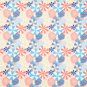 Villa Sol - Parasol Salmon Yardage