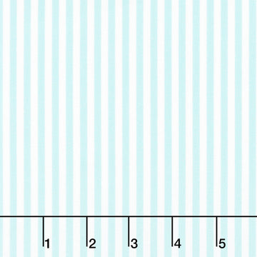Villa Sol - Narrow Stripe Aqua Yardage