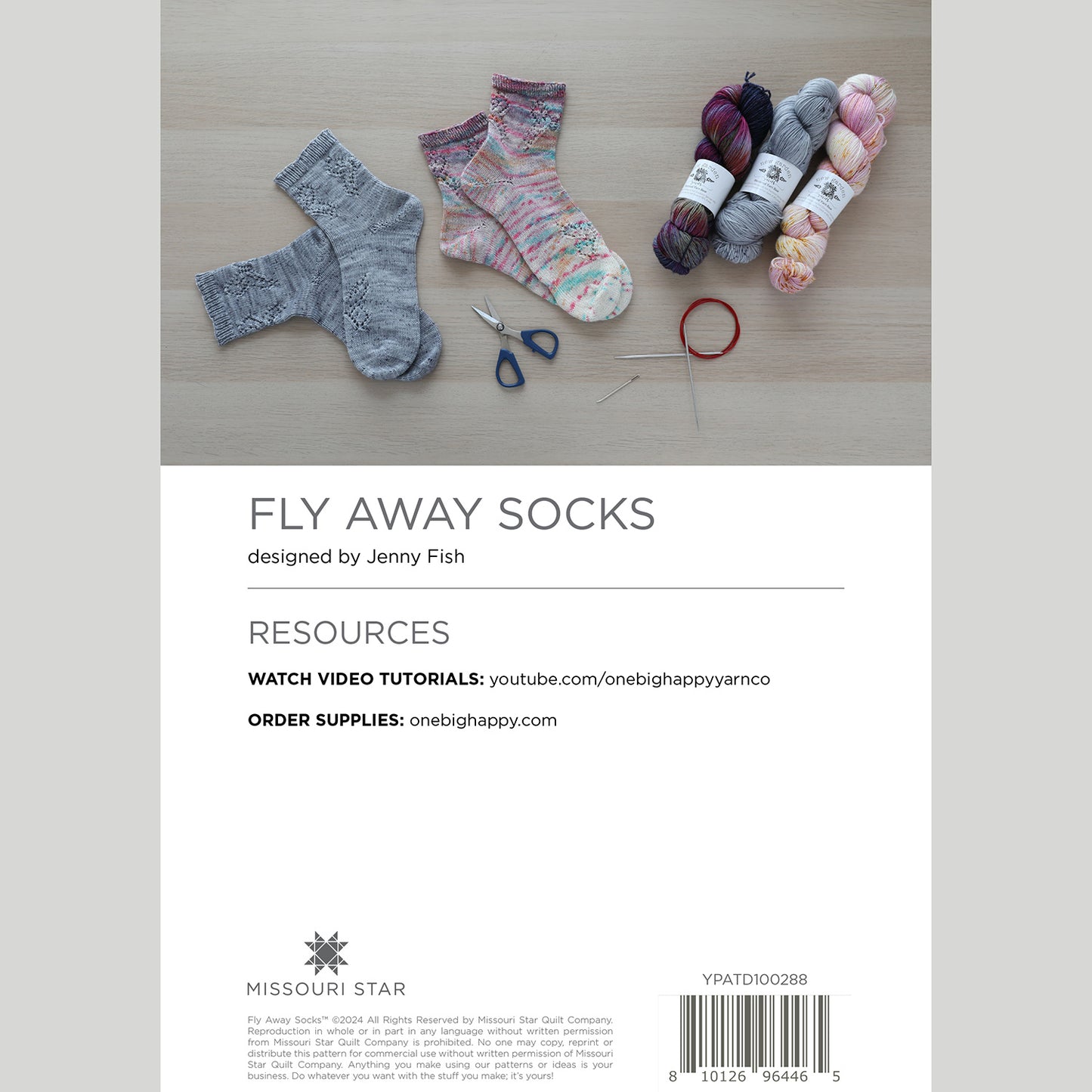 Butterfly Lace Socks Knit Pattern PDF Alternative View #1