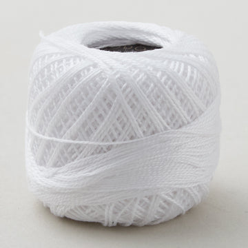 Missouri Star #8 Perle Cotton 10 Gram Ball - White
