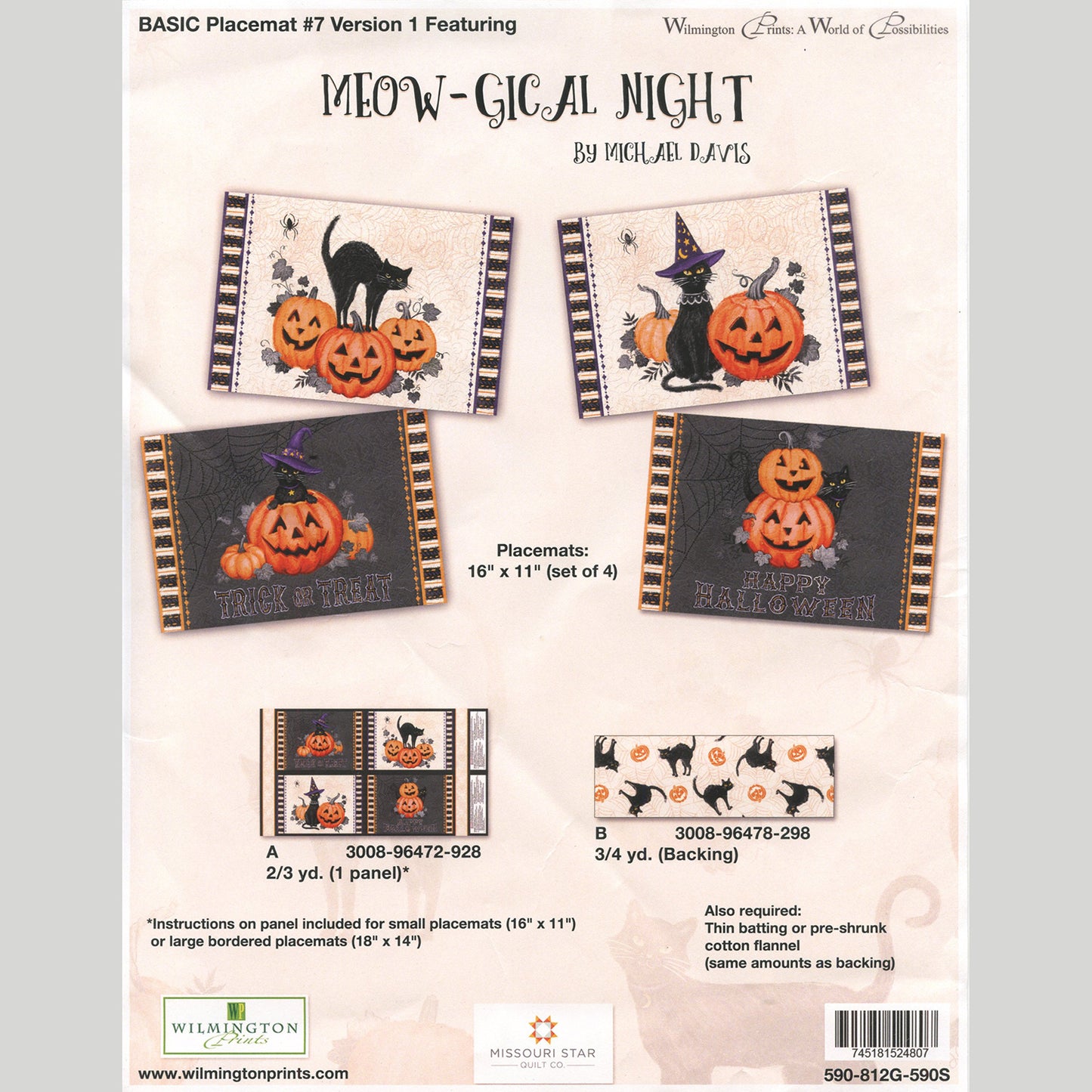 Meow-gical Night Placemats Kit Alternative View #6