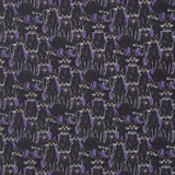 Meow-Gical Night - Packed Cats Purple Yardage Primary Image