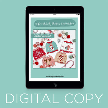 Digital Download - Anything But Ugly Christmas Sweater Garland Pattern Primary Image