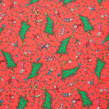 How the Grinch Stole Christmas - Christmas Trees Holiday Yardage Primary Image