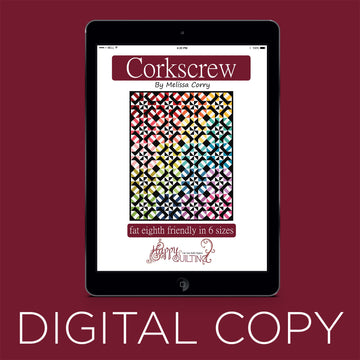 Digital Download - Corkscrew Quilt Pattern