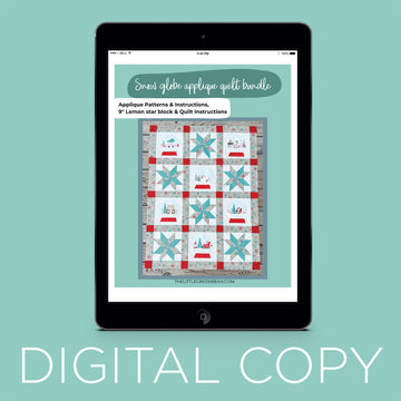 Digital Download - Snow Globe Applique Quilt Bundle Pattern Primary Image