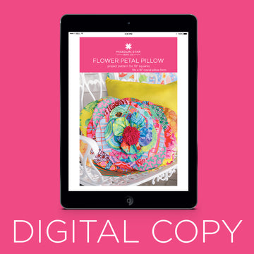 Digital Flower Petal Pillow Pattern by Missouri Star Primary Image