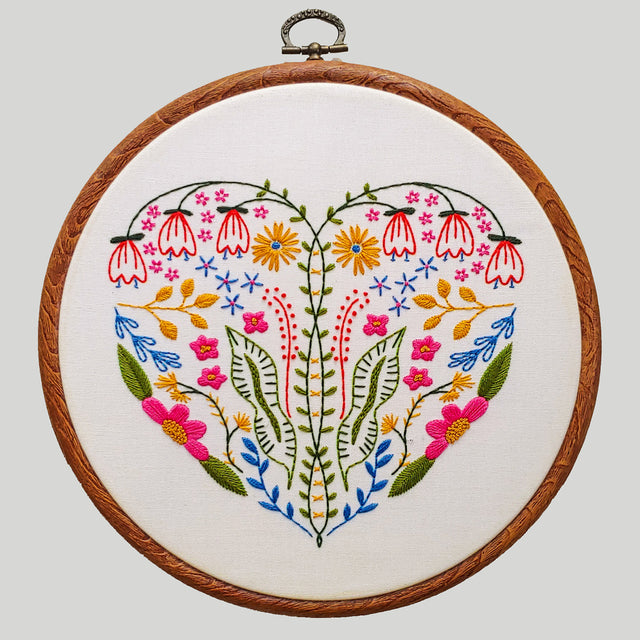 Full Heart Embroidery Kit Primary Image