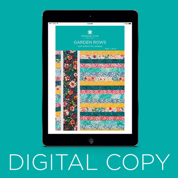 Digital Download - Garden Rows Quilt Pattern by Missouri Star