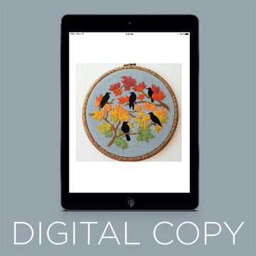 Digital Download - Autumn Birds Embroidery Pattern Primary Image