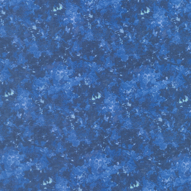 Rhapsody in Blue (Northcott) - Texture Dark Blue Yardage Primary Image
