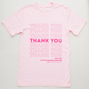 Missouri Star Amazing Quilter Pink T-shirt - L