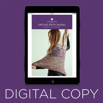 Digital Download - Orchid Path Crochet Shawl Pattern