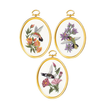 Hummingbirds Embroidery Set Kit Primary Image